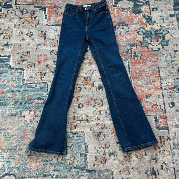 Zara Women's Boot Flare Jeans Size 8 - Picture 2 of 5